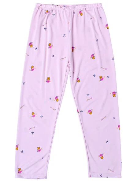 Bộ thun bé gái dài NGỦ NGON CF G1020035 (1-6 tuổi,Hồng họa tiết)