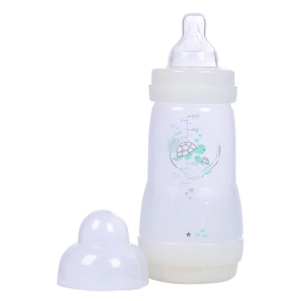 Bình sữa Mam Easy Start Anticolic (chống đầy hơi, 260ml, trắng kem)