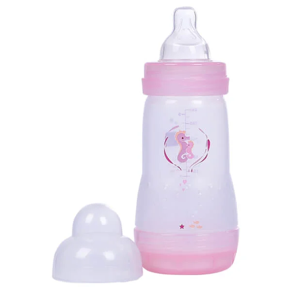 Bình sữa Mam Easy Start Anticolic (chống đầy hơi, 260ml, hồng)