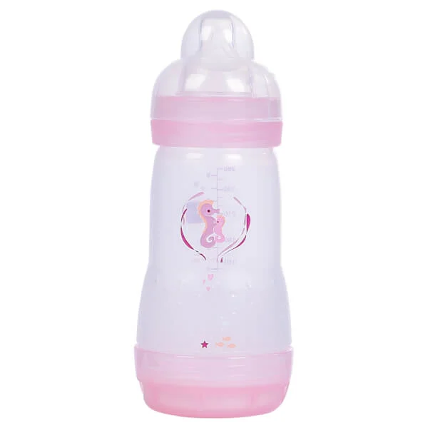 Bình sữa Mam Easy Start Anticolic (chống đầy hơi, 260ml, hồng)