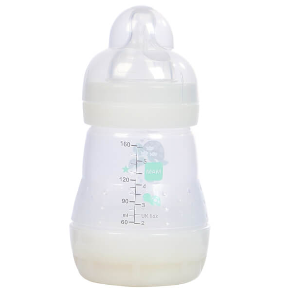 Bình sữa MAM Easy Start Anticolic nhựa PP 160ml (Trắng kem)