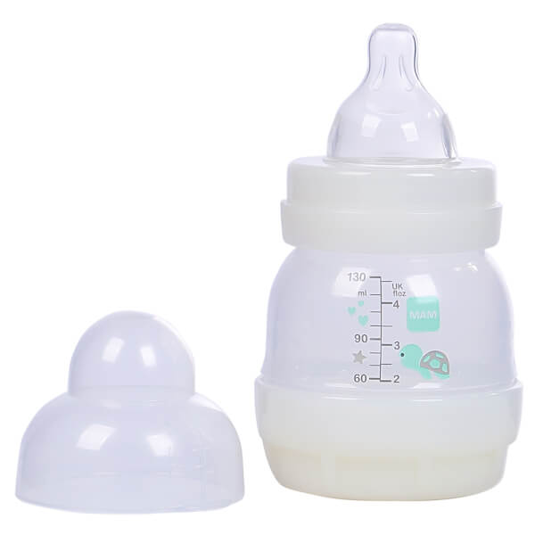 Combo 2 Bình sữa Mam Easy Start Anticolic (chống đầy hơi, 130ml, trắng kem)