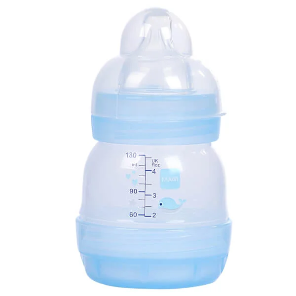 Combo 2 Bình sữa Mam Easy Start Anticolic (chống đầy hơi, 130ml, xanh dương)