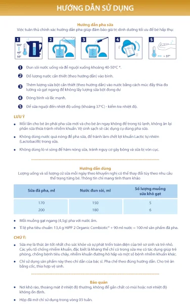 Sữa Hipp 2 Combiotic Organic Follow-on 350g (6-12 tháng)