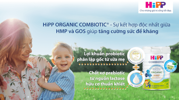 Sữa Hipp 2 Combiotic Organic Follow-on 800g (6-12 tháng)