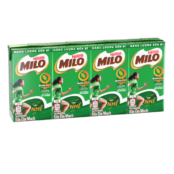 Thùng thức uống lúa mạch uống liền Nestlé Milo 115ml (Lốc 4 hộp)