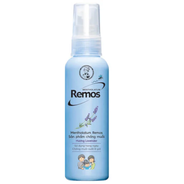 Xịt chống muỗi lavender Remos 60ml