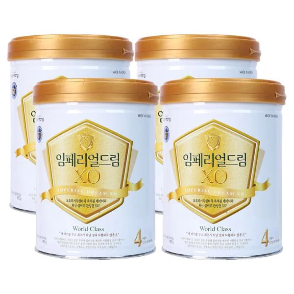 Combo 4 lon Sữa XO số 4 800g (1-3 tuổi)