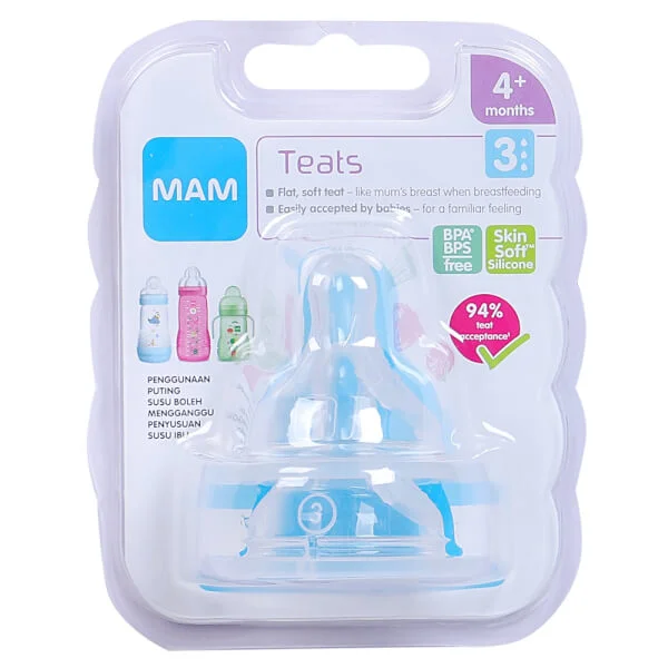 Núm ty MAM silicone (4 tháng trở lên)