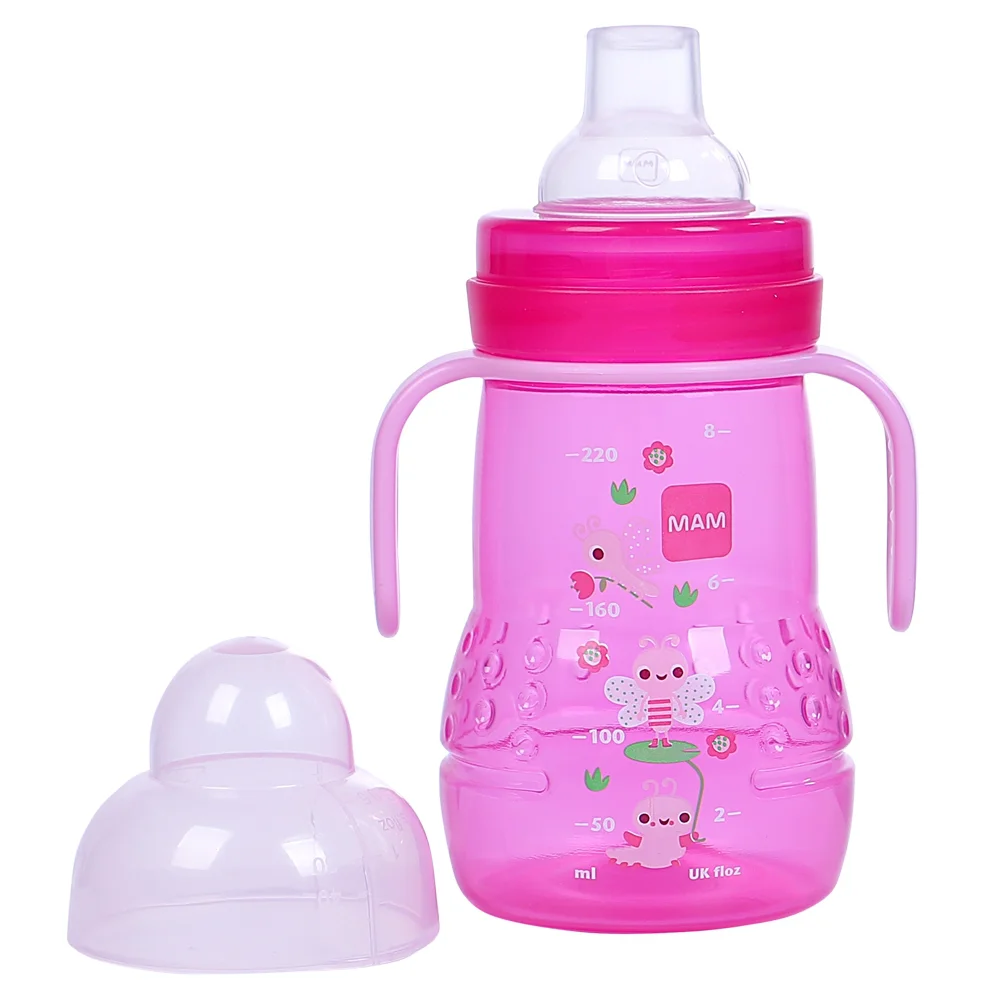 Bình tập uống chống tràn cho bé MAM Trainer Girl 220ml