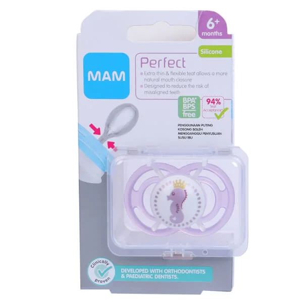 Ty ngậm MAM Perfect silicone (6 tháng trở lên)