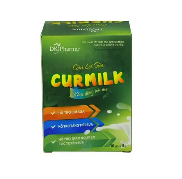 Cốm Lợi Sữa Curmilk (Hộp 10 Gói)
