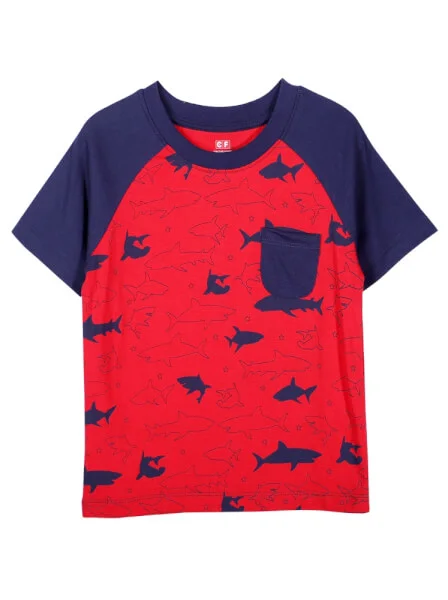 Bộ áo quần bé trai ngắn mặc nhà CF B1220034 (1-6Y)