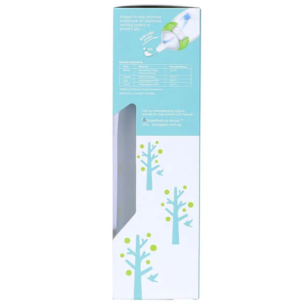 Bình sữa thủy tinh silicone cây xanh Pigeon 240ml