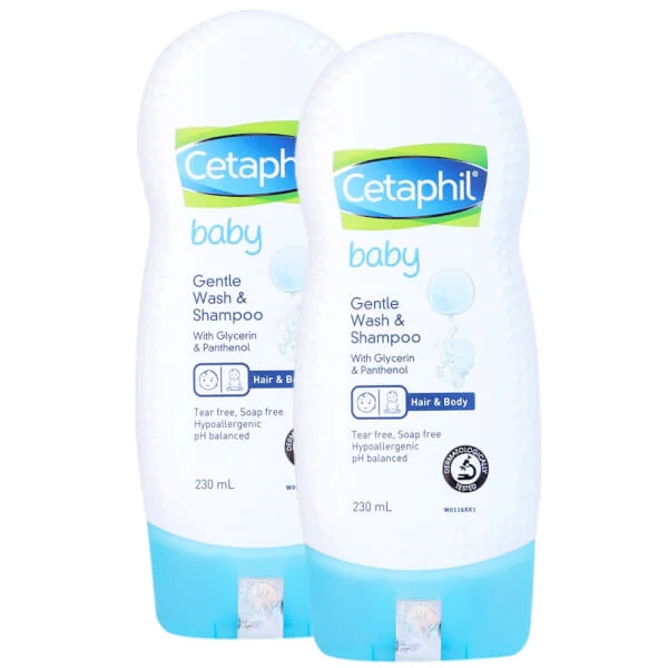 Combo 2 sữa tắm gội toàn thân cho bé Cetaphil 230ml