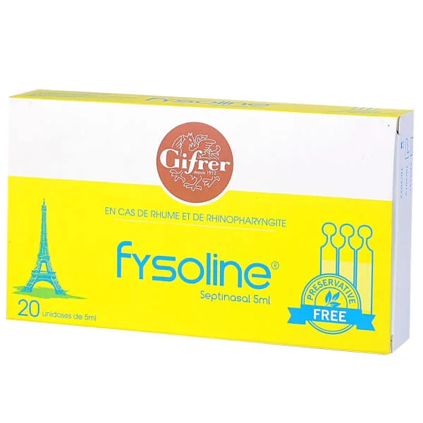 Nước muối sinh lý kháng khuẩn Fysoline (20 ống/ hộp)