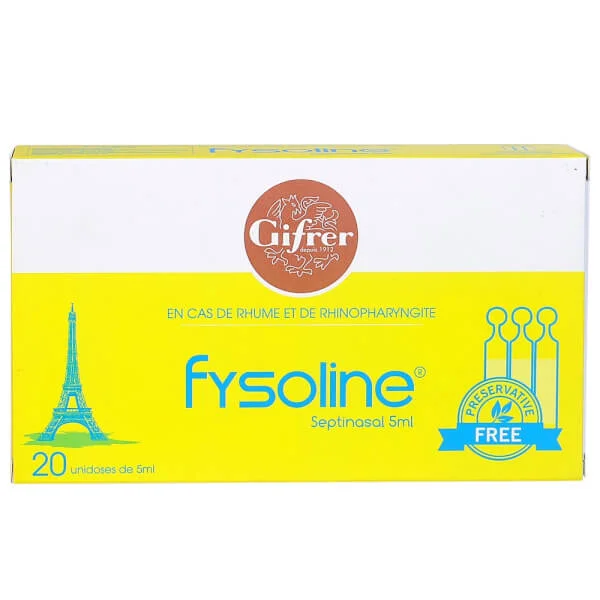 Nước muối sinh lý kháng khuẩn Fysoline (20 ống/ hộp)