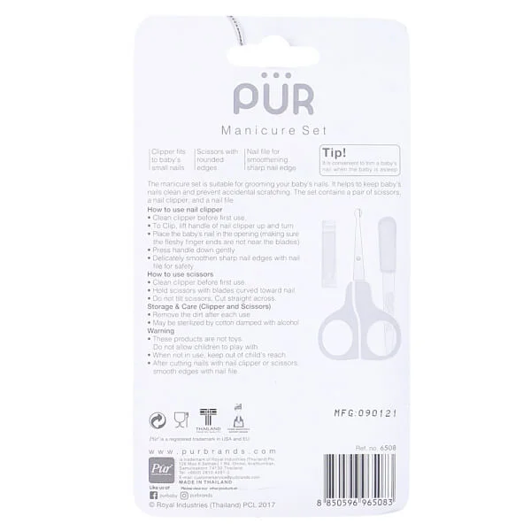 Bộ đồ cắt móng tay cho bé Pur