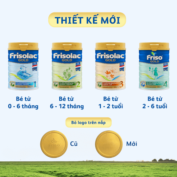 Sữa Frisolac Gold số 1 850g (0-6 tháng)