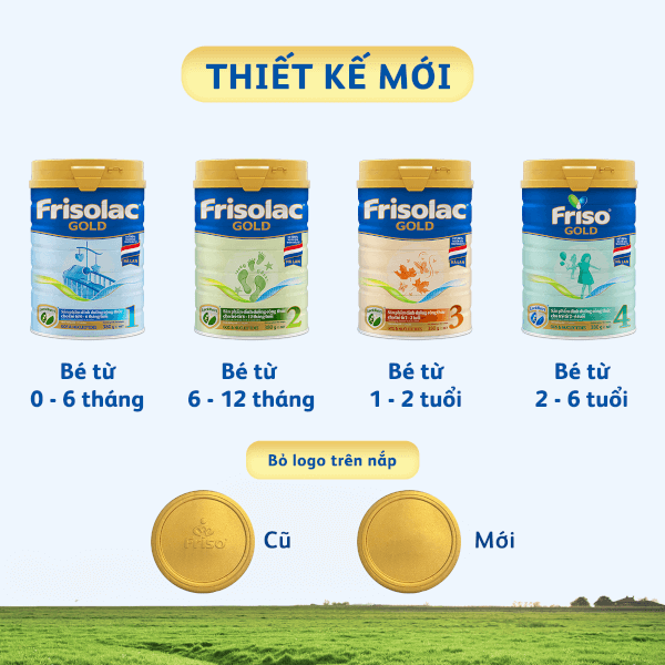 Combo 2 Frisolac Gold 3, 1 - 2 tuổi (850gr)