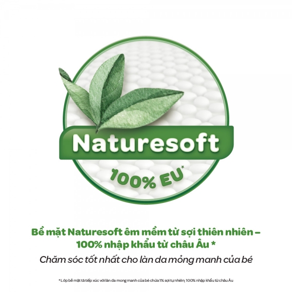 Combo 5 bỉm tã quần Huggies Platinum Nature Made L size 44 miếng (9-14kg)