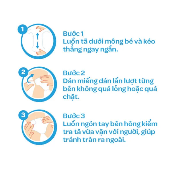 Bỉm tã dán Huggies Dry size L 68 miếng (9 - 14kg)