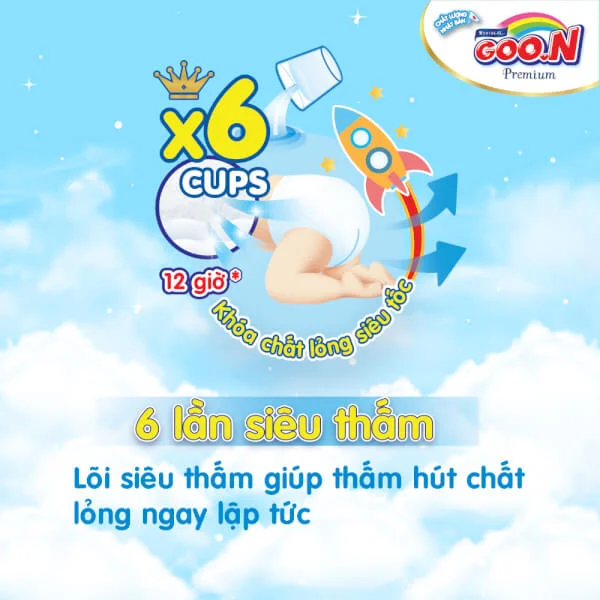 Bỉm tã quần Goon Premium size XXXL 26 miếng (18-30kg)