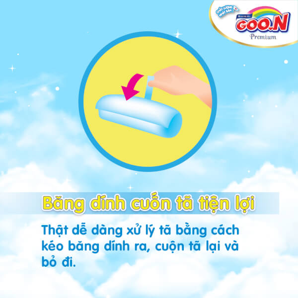 Combo 4 gói Bỉm tã quần Goon Premium size XXXL 26 miếng (18-30kg)