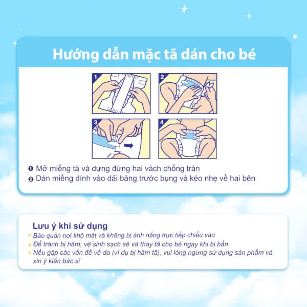 Bỉm tã dán Goon Premium size L 50 miếng (9-14kg)