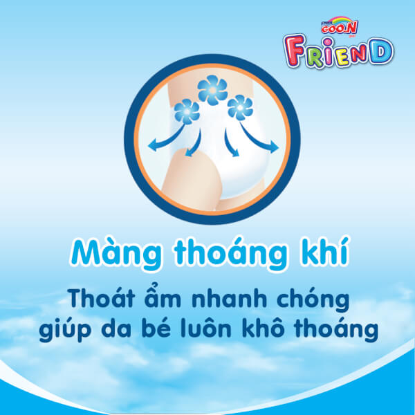 Bỉm tã quần Goon Friend Renew size L 46 miếng (9-14kg)