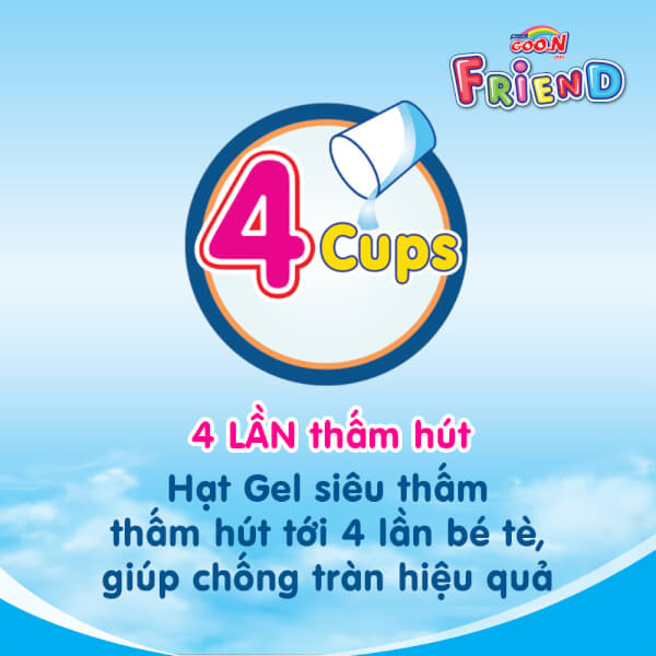 Combo 3 gói Bỉm tã quần Goon Friend Renew size XXXL 22 miếng (18-30kg)