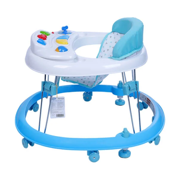 Xe tập đi Akigo khung tròn W2116TP7 màu xanh