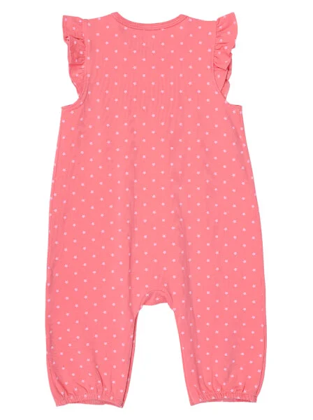 Bodysuit bé gái dài CF G1220015 (6M/9M/12M,Hồng)