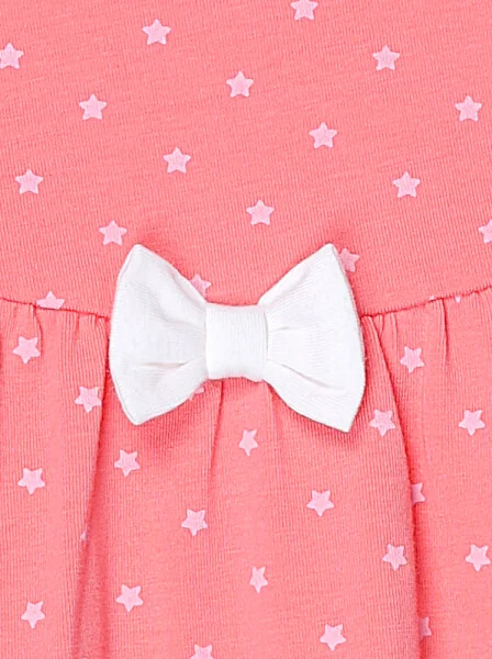 Bodysuit bé gái dài CF G1220015 (6M/9M/12M,Hồng)