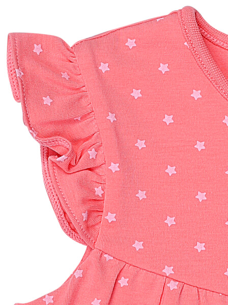 Bodysuit bé gái tam giác CF G1220004 (6M/9M/12M,Hồng)