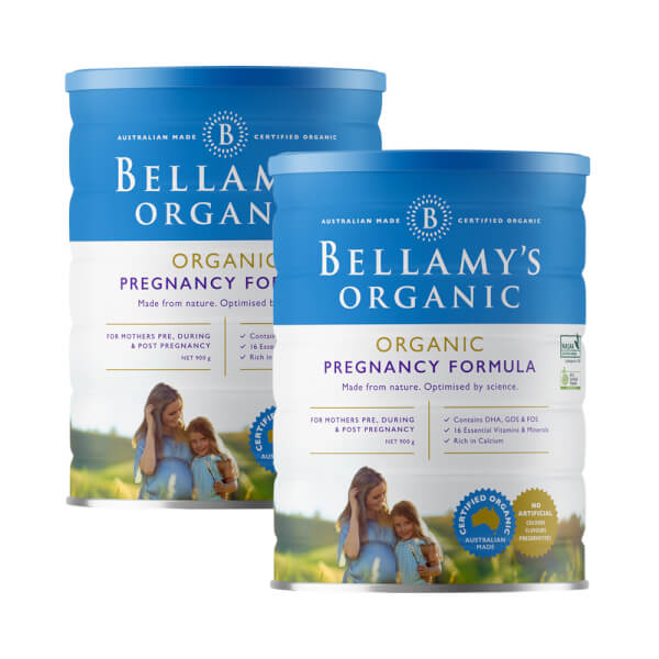 Combo 2 lon Bellamy's Organic Pregnancy Formula, 900g