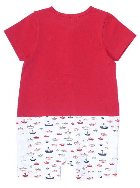 Bodysuit bé trai đùi CF B1220029 (6M/9M/12M,Đỏ)