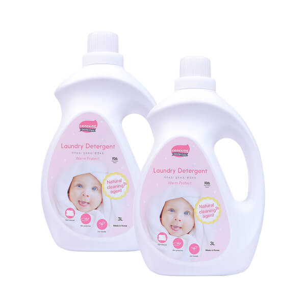 Combo 2 nước giặt Hàn Quốc ConCung Gentle Care hương ngọt ấm, chai 3L