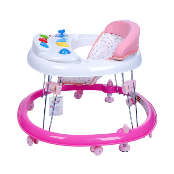 Xe tập đi Akigo khung tròn W2116TP7 màu hồng