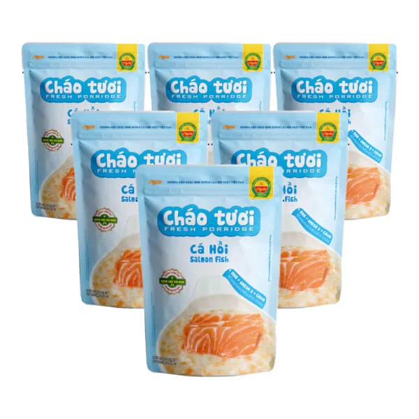 Combo 6 gói cháo tươi Cây Thị Cá hồi