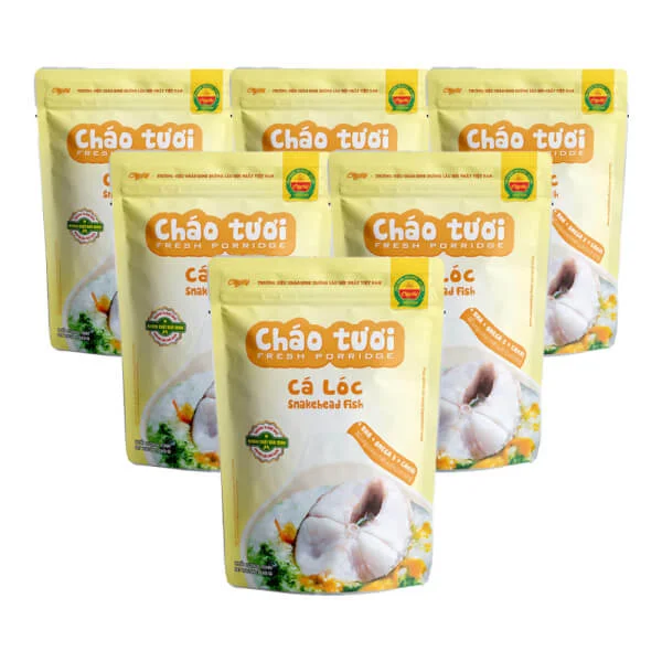 Combo 6 gói cháo tươi Cây Thị Cá lóc