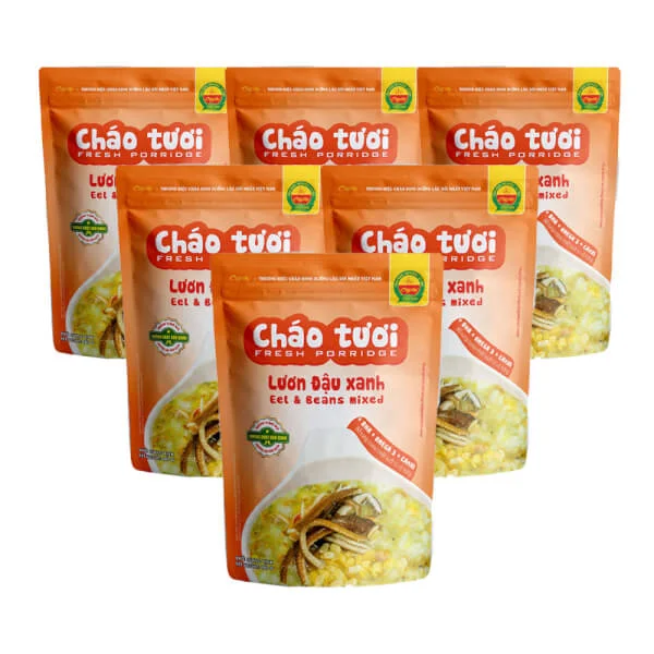 Combo 6 gói cháo tươi Cây Thị Lươn Đậu Xanh