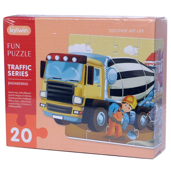 Tranh xếp hình xe bồn 20PCS CY248593