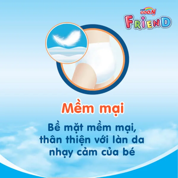 Combo 3 Tã quần Goon Friend Renew Super Jumbo (M, 54 miếng) + 6 miếng