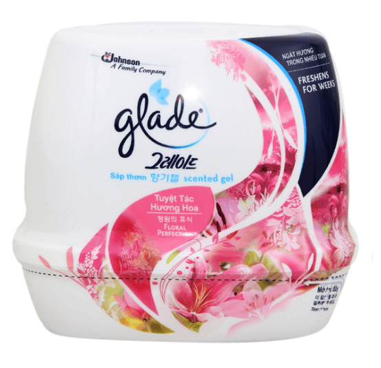 Combo 2 GLADE - SÁP THƠM TUYỆT TÁC HƯƠNG HOA 180G