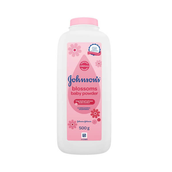 Combo 1 Sữa tắm gội toàn thân Johnson Baby 500ml bao bì mới và 1 Phấn thơm hương hoa Johnson Baby (500gr)