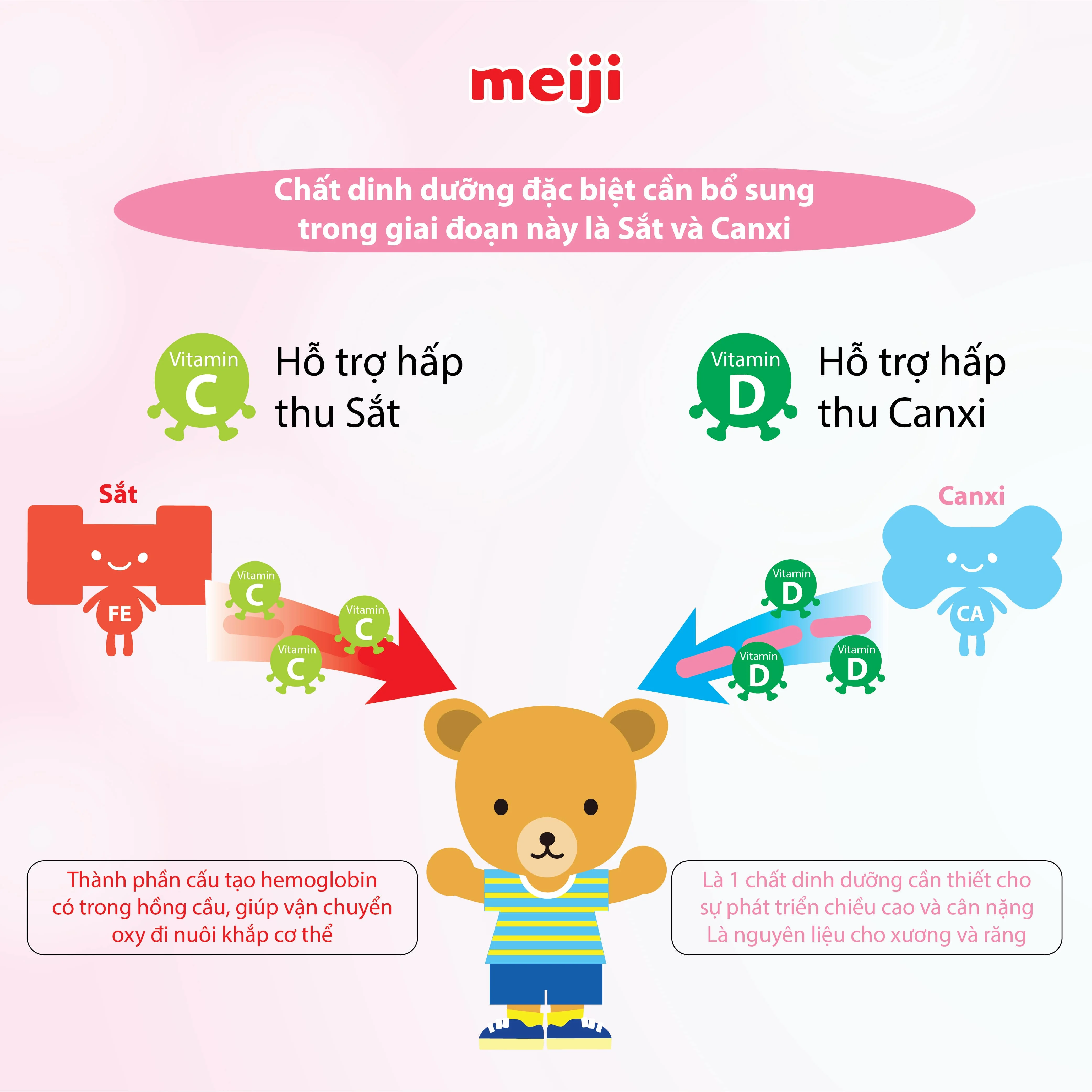 Sữa Meiji Growing up Formula 800g (12-36 tháng)