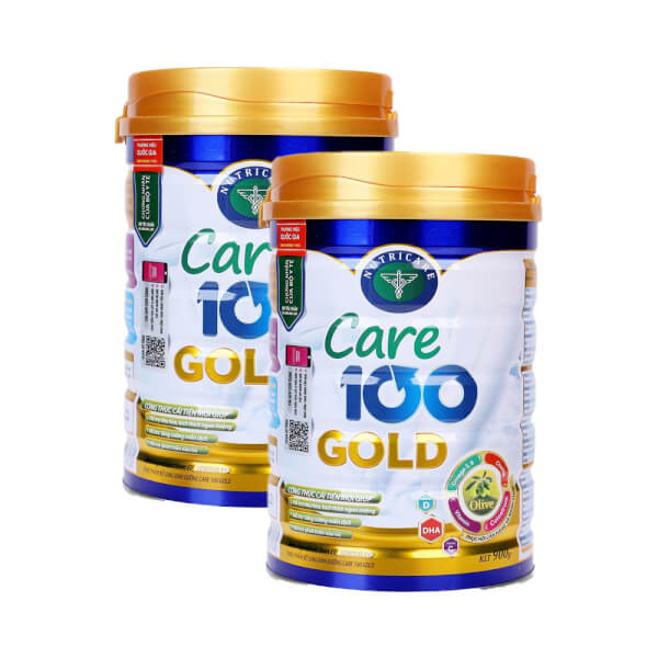 Combo 2 lon Care 100 Gold 900g