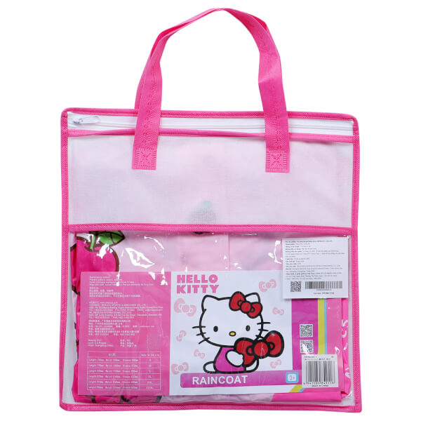 Áo mưa bé gái Hello Kitty HF86346-1 (Size M)