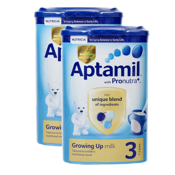 Combo 2 lon Sữa Aptamil Anh số 3 900g (1-2 tuổi)